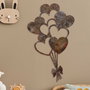 Wallity Rusty Heart 1 - Escultura de pared de metal envejecido